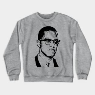 Malcolm X, Black History Crewneck Sweatshirt